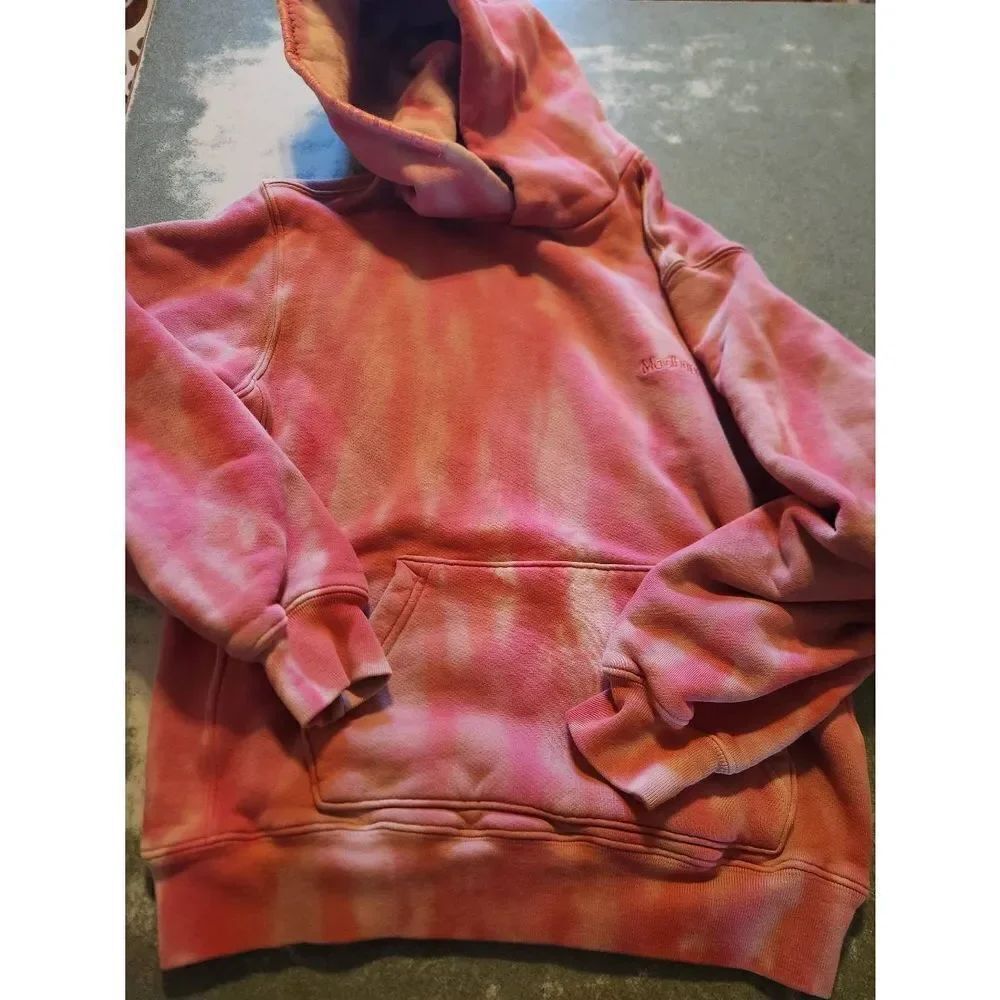 Madhappy Tie Dye Fleece lined pink limited edition Hoodie sz Small